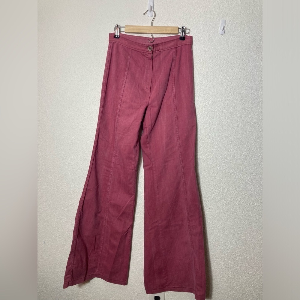 FOB/LA California vintage purple wide leg flare pants size 11/12